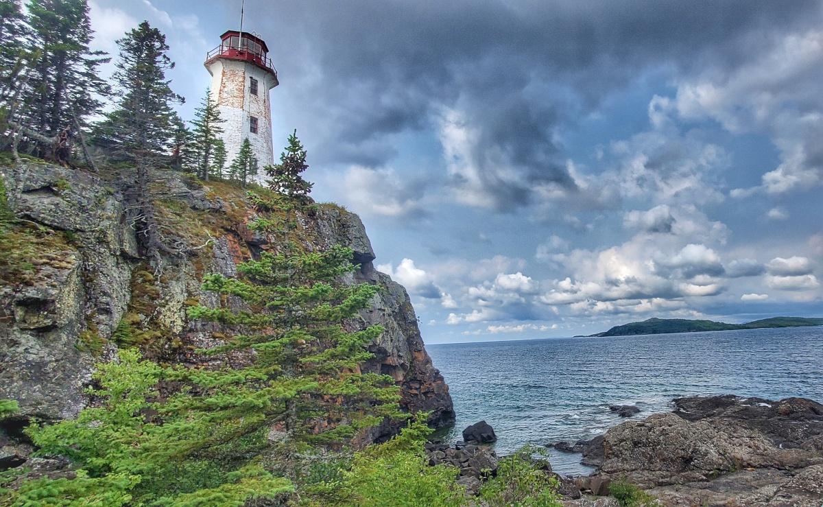 Battle Island Lighthouse Lake Superior